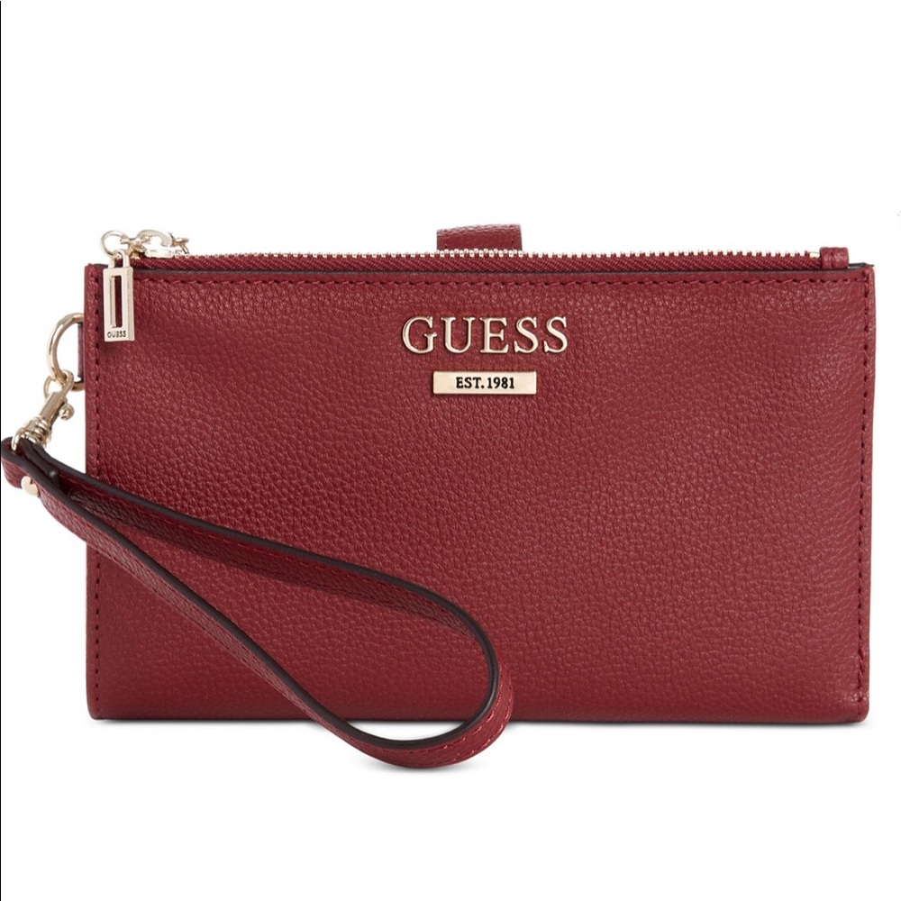 GUESS Maxxe Double-Zip Organizer Wallet